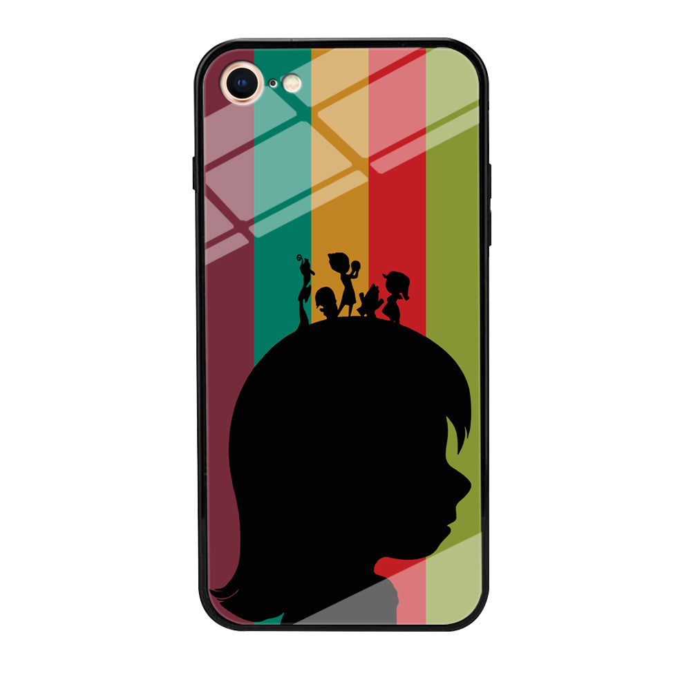 Inside Out Silhouette Character iPhone 7 Case