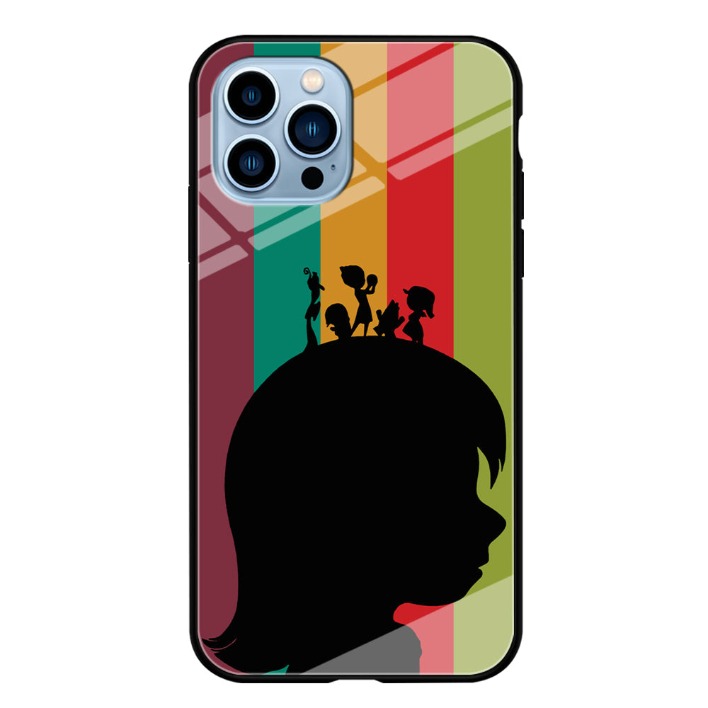 Inside Out Silhouette Character iPhone 14 Pro Max Case