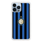 Inter Milan Pattern Of Icon iPhone 14 Pro Max Case