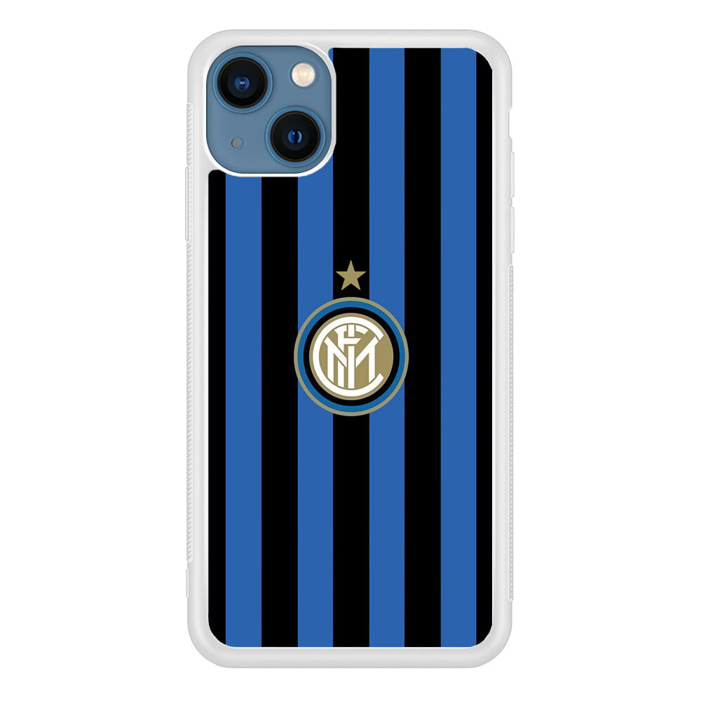 Inter Milan Pattern Of Icon iPhone 14 Case