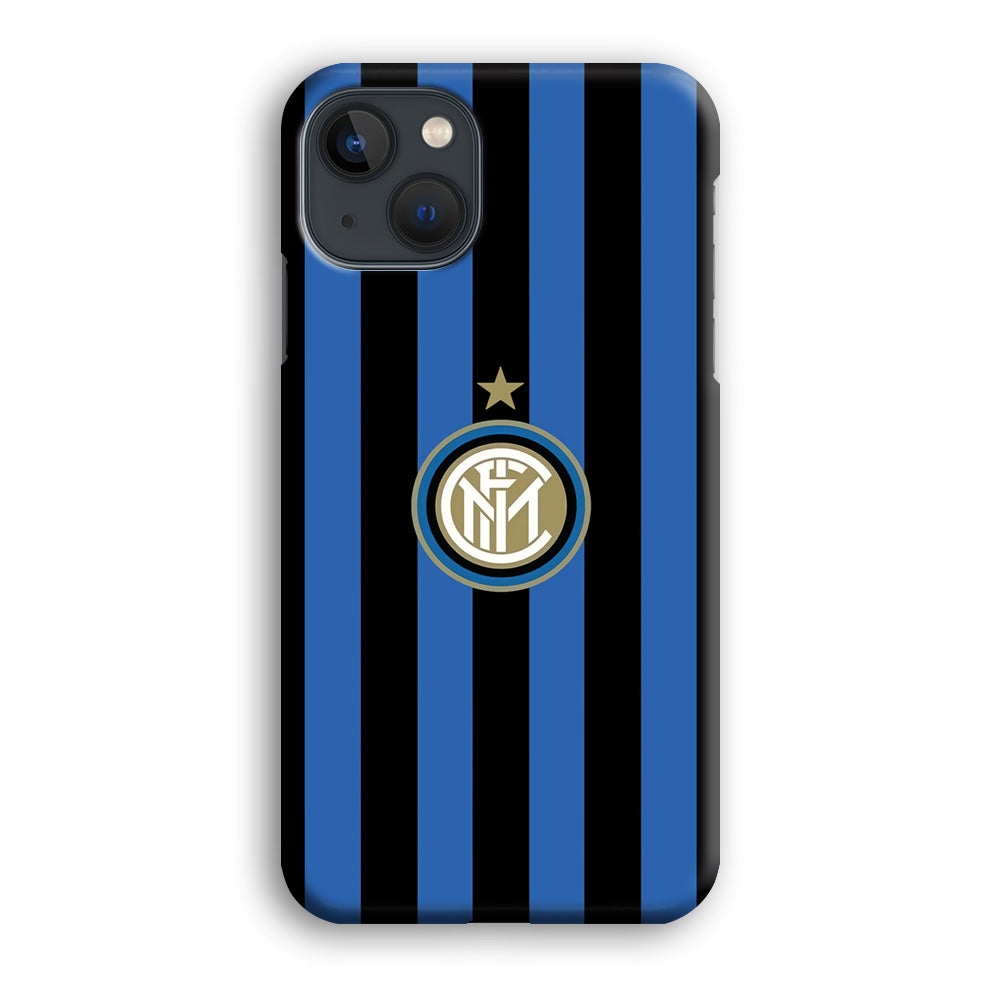 Inter Milan Pattern Of Icon iPhone 15 Plus Case