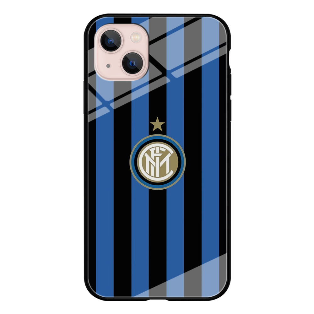 Inter Milan Pattern Of Icon iPhone 14 Case