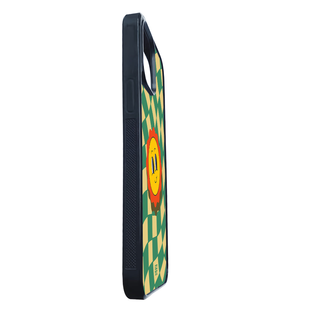 Interacting Faces The Smiling Sun Magsafe iPhone Case