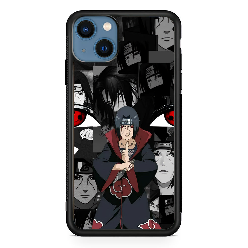 Itachi Uchiha Akatsuki Team iPhone 15 Case