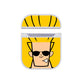 Johnny Bravo Close Up Face Hard Plastic Case Cover For Apple Airpods