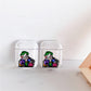 Joker Smile Poker Face Protective Clear Case Cover For Apple Airpods