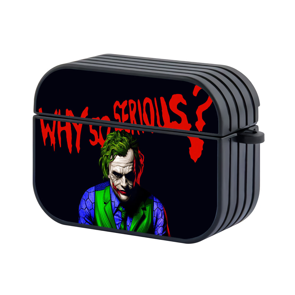 Joker Why So Serious Hard Plastic Case Cover For Apple Airpods Pro 3 - Ezzystore