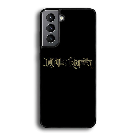 Jujutsu Kaisen Logo Black Gold Samsung Galaxy S24 Case - Ezzystore