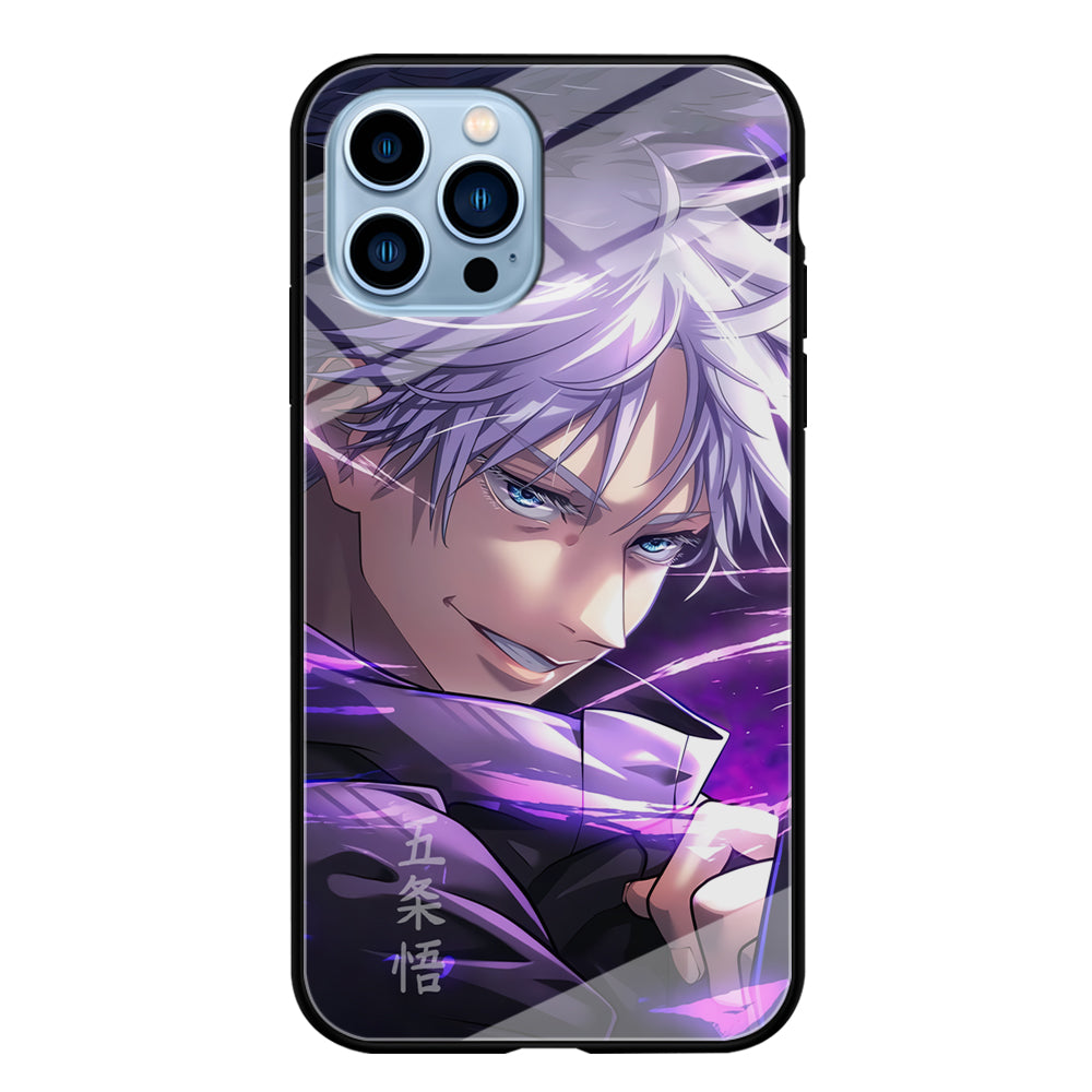 Jujutsu Kaisen Satoru Aura iPhone 15 Pro Case