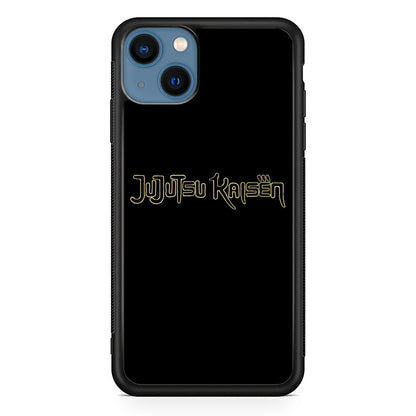 Jujutsu Kaisen Logo Black Gold  iPhone 15 Case