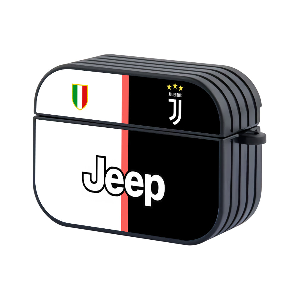 Juventus Home Jersey Hard Plastic Case Cover For Apple Airpods Pro 3 - Ezzystore