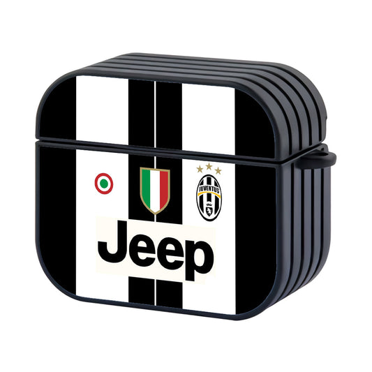 Juventus Jersey Old Logo Hard Plastic Case Cover For Apple Airpods 4 - Ezzystore