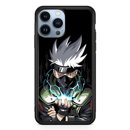 Kakashi Chidori And Sharingan iPhone 15 Pro Case