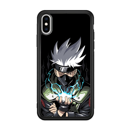 Kakashi Chidori And Sharingan iPhone X Case