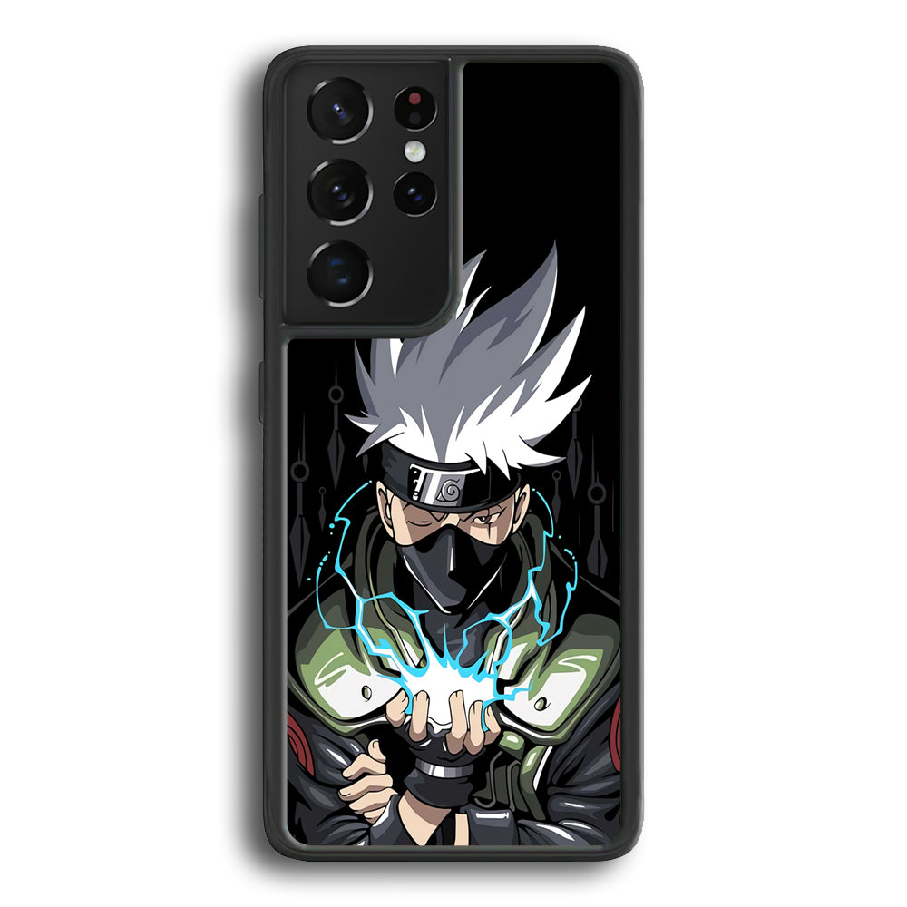 Kakashi Chidori And Sharingan Samsung Galaxy S24 Ultra Case - Ezzystore