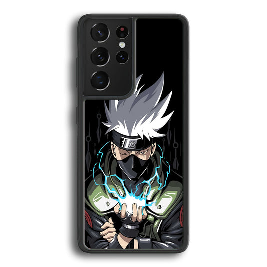 Kakashi Chidori And Sharingan Samsung Galaxy S24 Ultra Case - Ezzystore