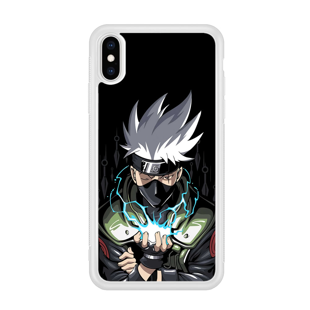 Kakashi Chidori And Sharingan iPhone X Case