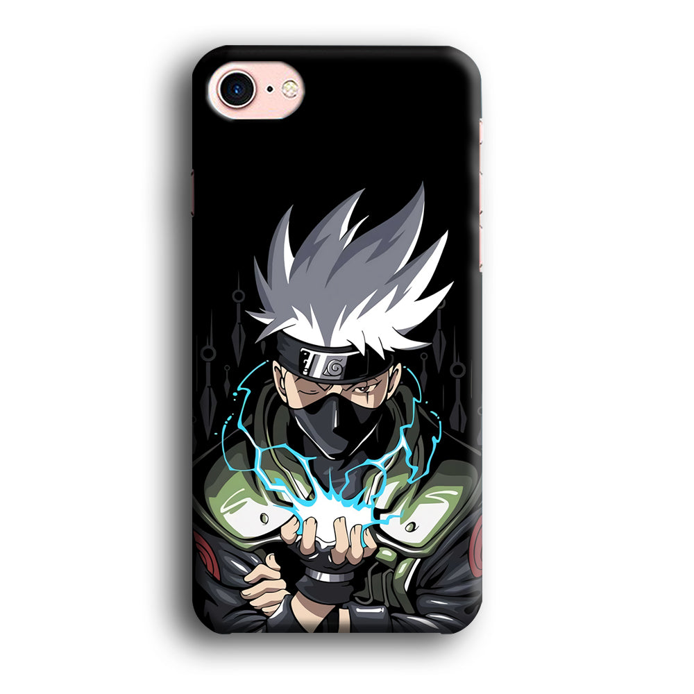 Kakashi Chidori And Sharingan iPhone 8 Case