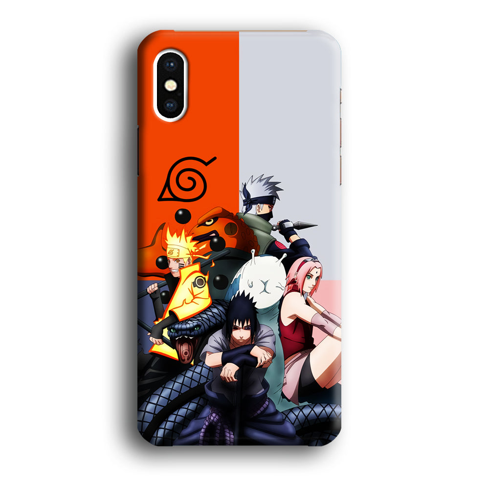 Kakashi Team 7 Konoha iPhone XS Case