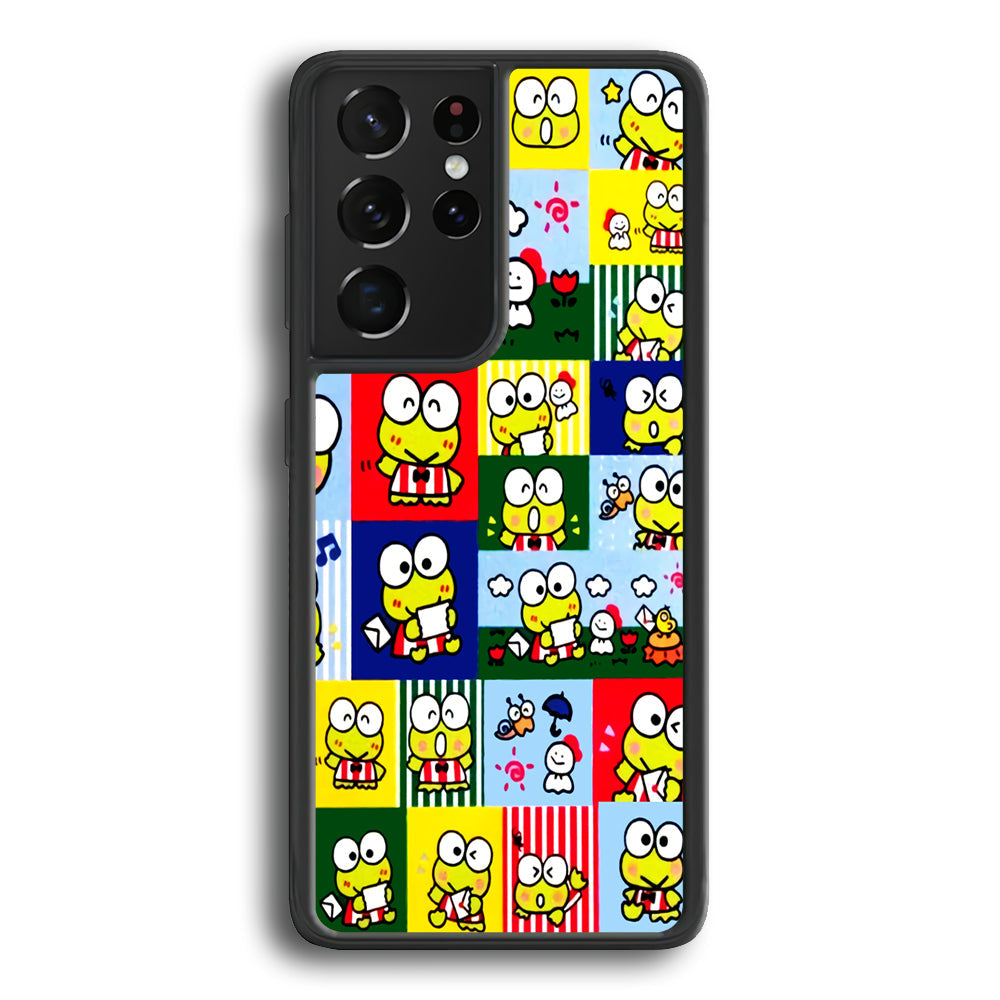 Keroppi Collage Samsung Galaxy S22 Ultra Case - Ezzystore
