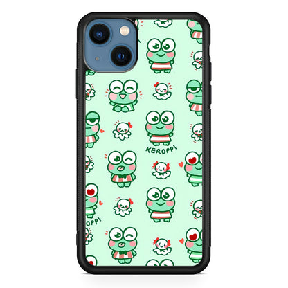 Keroppi Cute Expression iPhone 14 Case