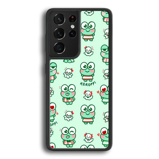 Keroppi Cute Expression Samsung Galaxy S24 Ultra Case - Ezzystore
