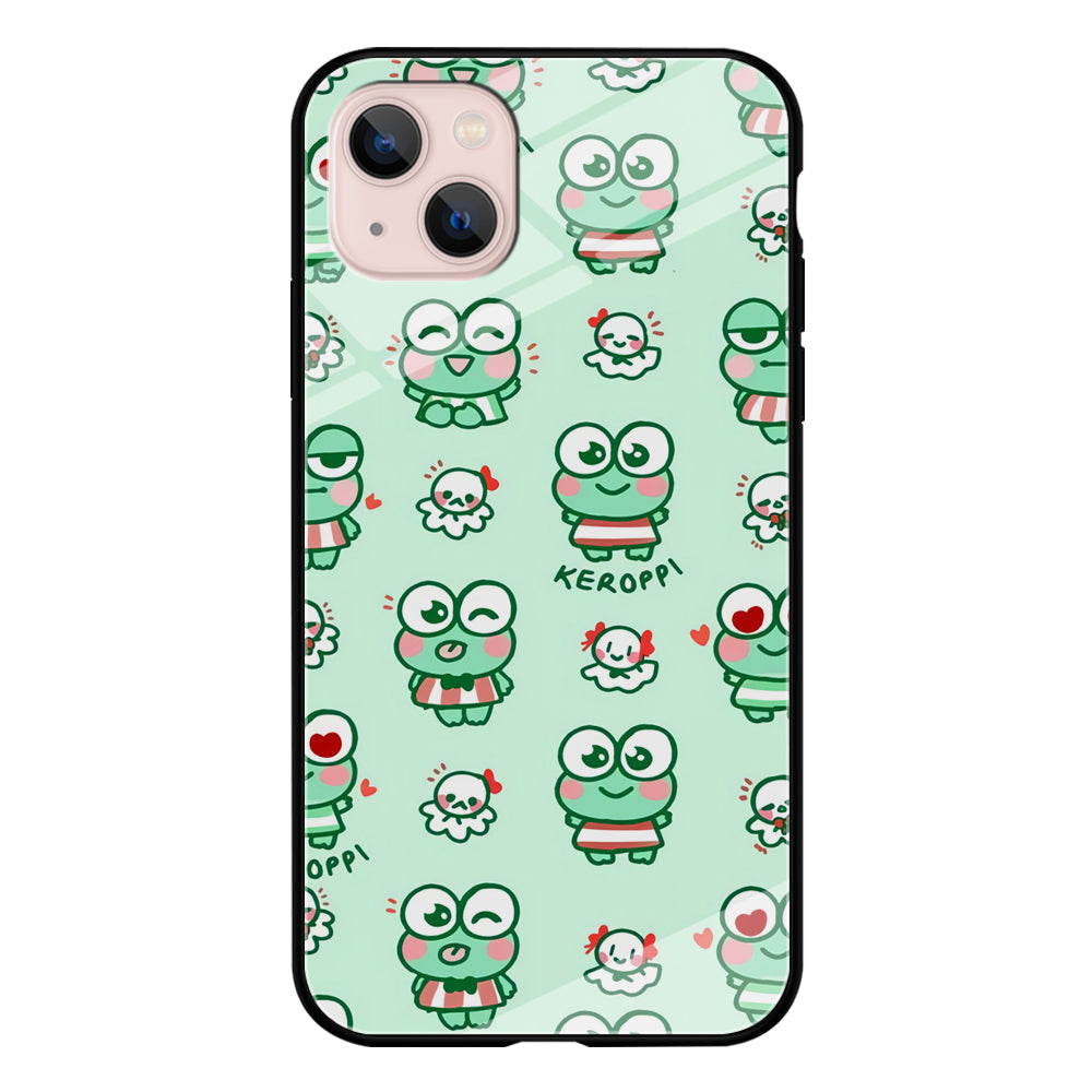 Keroppi Cute Expression iPhone 14 Case