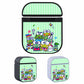 Keroppi Family Green Line Hard Plastic Case Cover For Apple Airpods