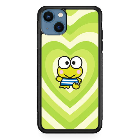 Keroppi Love Pattern iPhone 15 Case