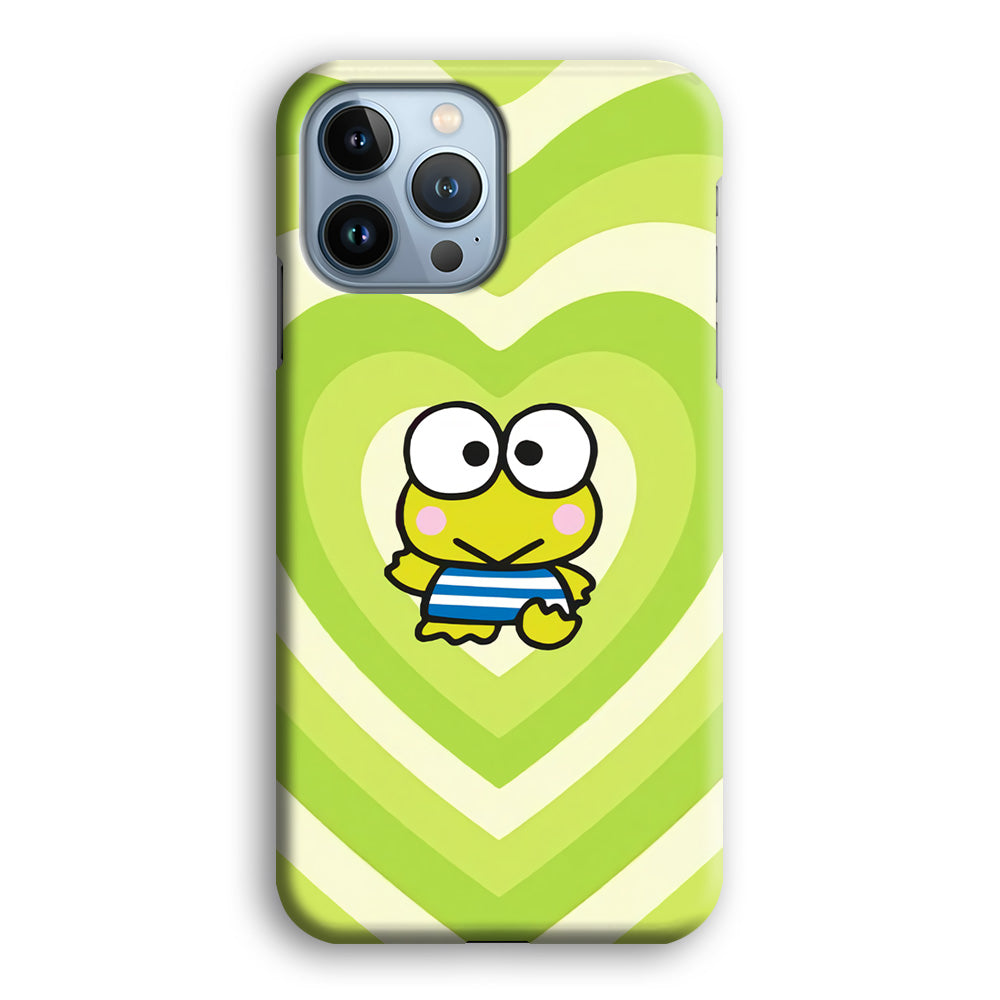 Keroppi Love Pattern iPhone 14 Pro Case