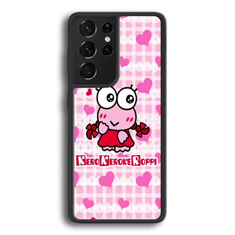 Keroppi Pink Cute Samsung Galaxy S23 Ultra Case - Ezzystore