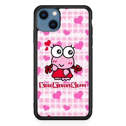 Keroppi Pink Cute iPhone 15 Plus Case