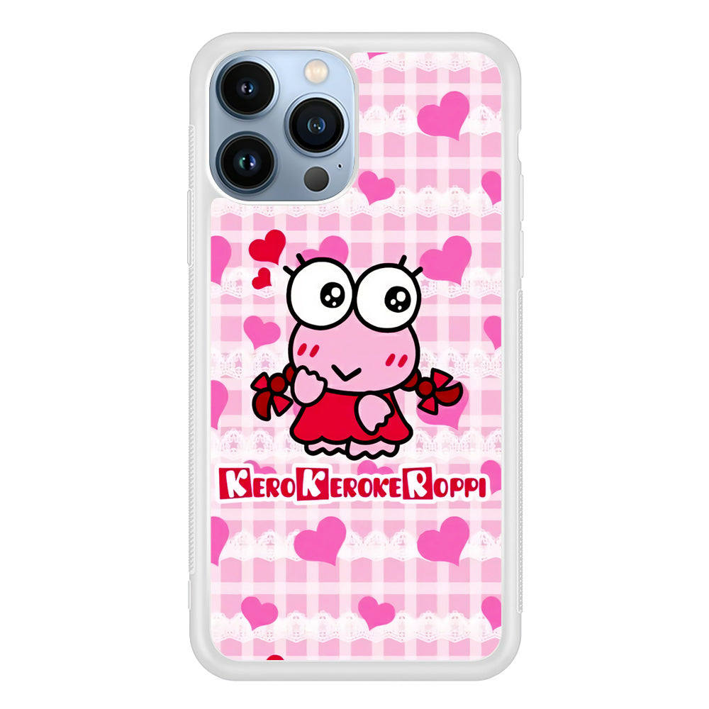 Keroppi Pink Cute iPhone 15 Pro Case