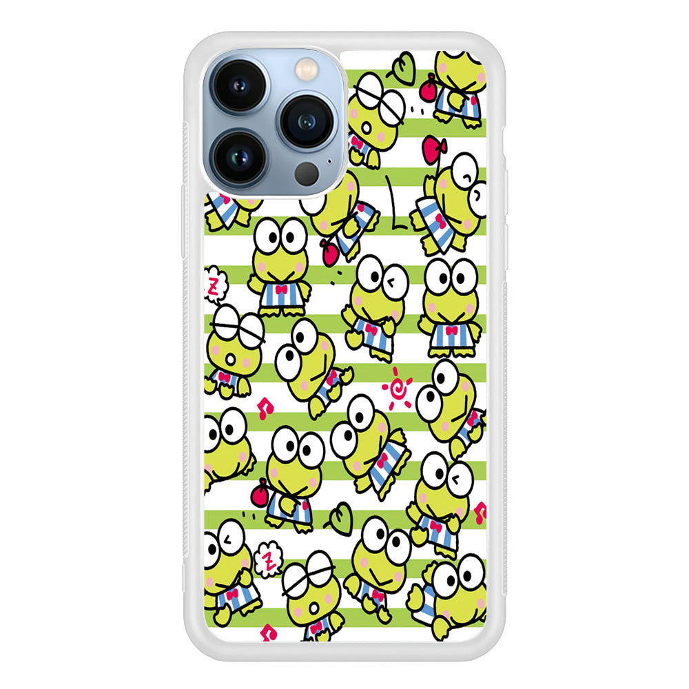 Keroppi Stripe iPhone 15 Pro Case