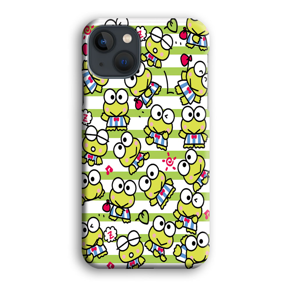 Keroppi Stripe iPhone 14 Case