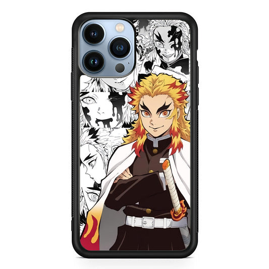 Kimetsu No Yaiba Rengoku iPhone 14 Pro Max Case