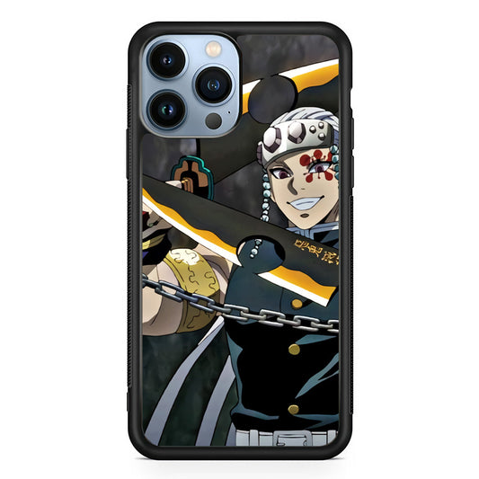 Kimetsu No Yaiba tengen Uzui iPhone 14 Pro Max Case