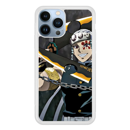 Kimetsu No Yaiba tengen Uzui iPhone 15 Pro Case