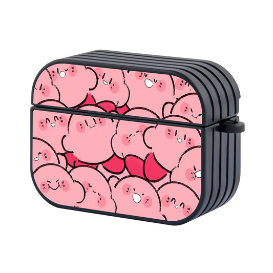 Kirby Character Doodle Hard Plastic Case Cover For Apple Airpods Pro 3 - Ezzystore