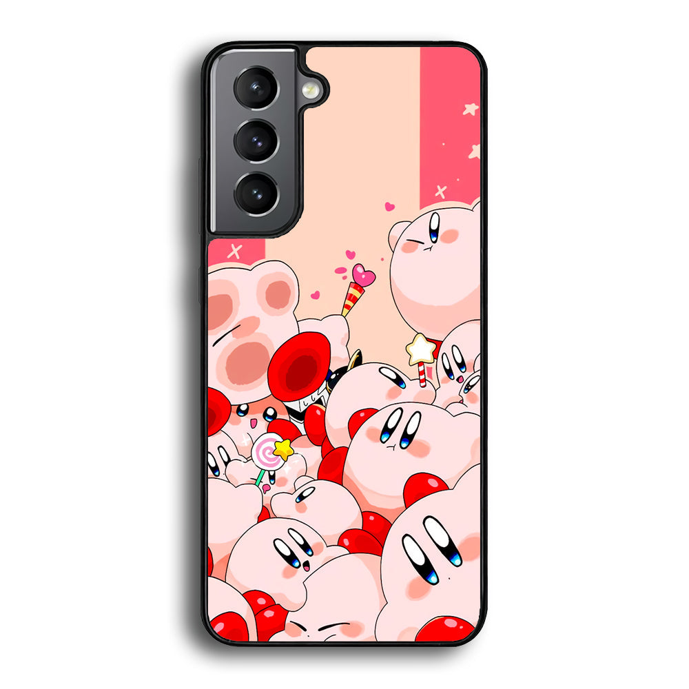 Kirby Cute Party Samsung Galaxy S23 Plus Case - Ezzystore