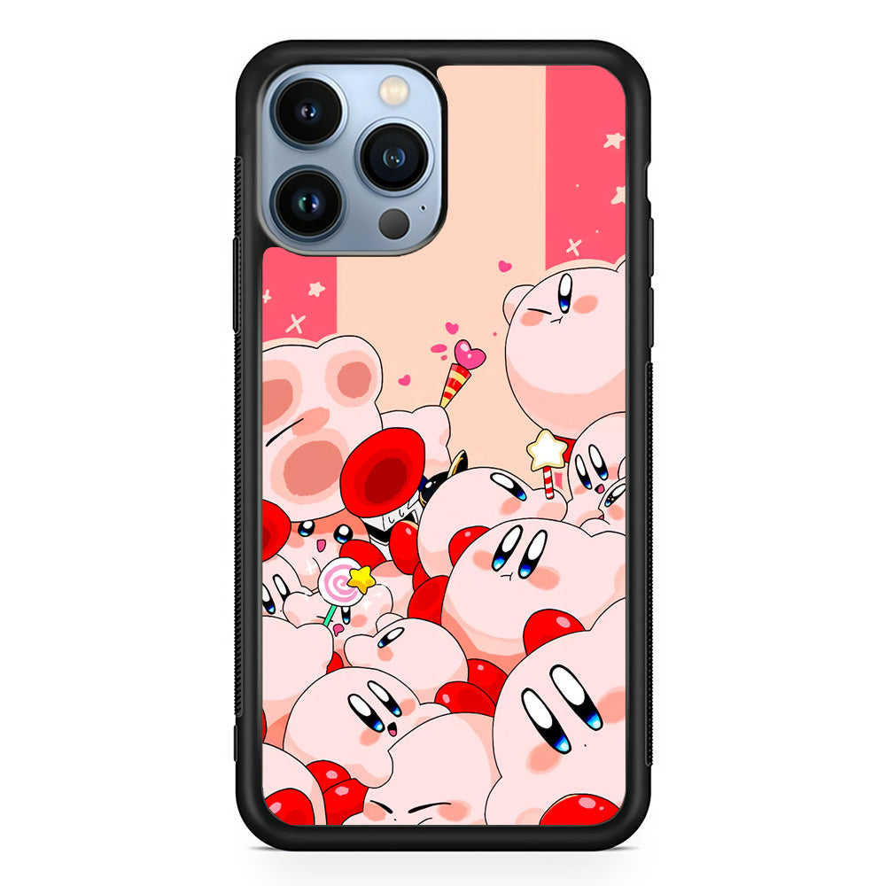 Kirby Cute Party iPhone 14 Pro Case