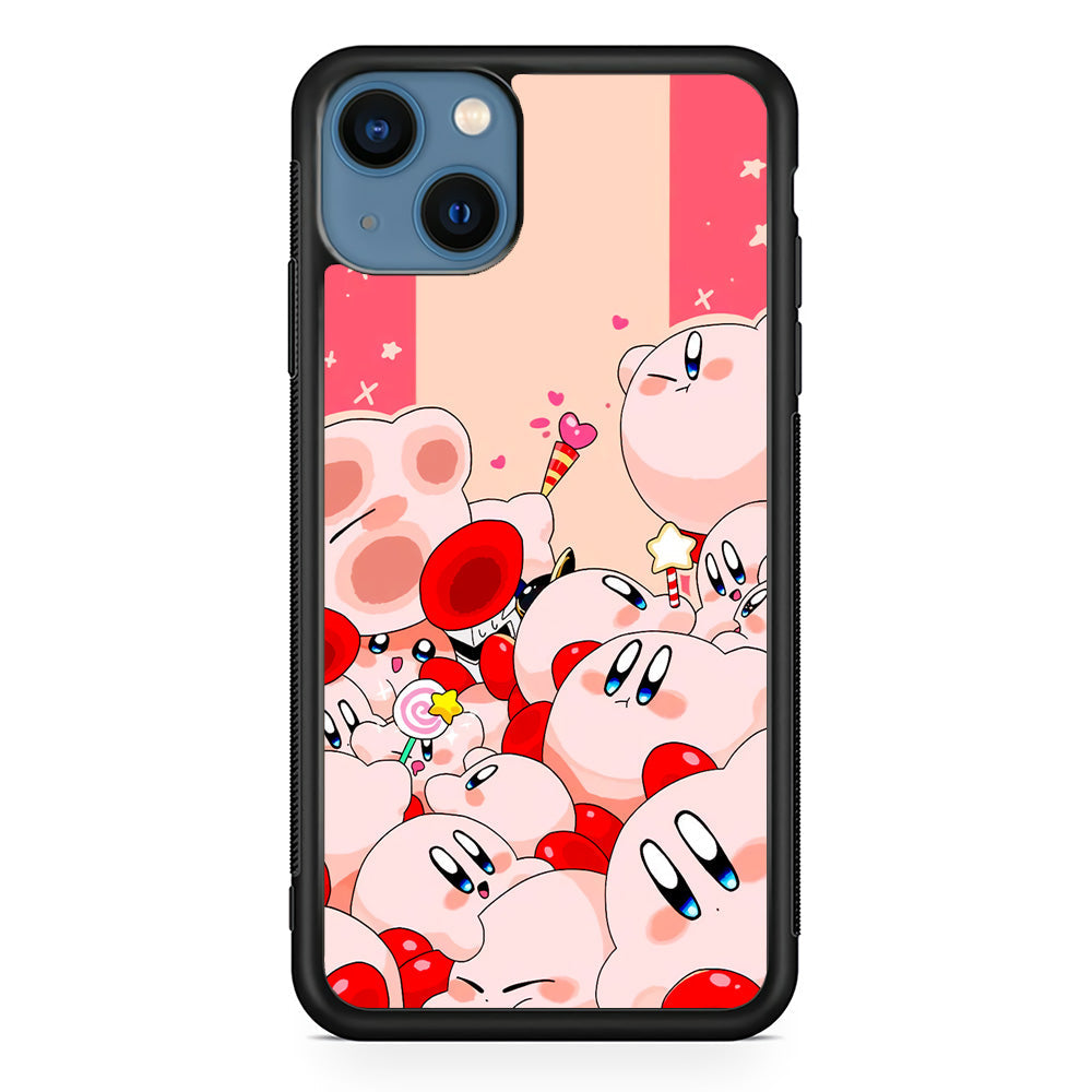 Kirby Cute Party iPhone 15 Case