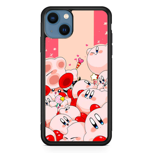 Kirby Cute Party iPhone 15 Case