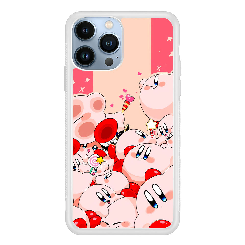 Kirby Cute Party iPhone 15 Pro Case