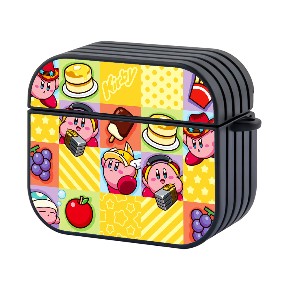 Kirby Food Art Hard Plastic Case Cover For Apple Airpods 4 - Ezzystore