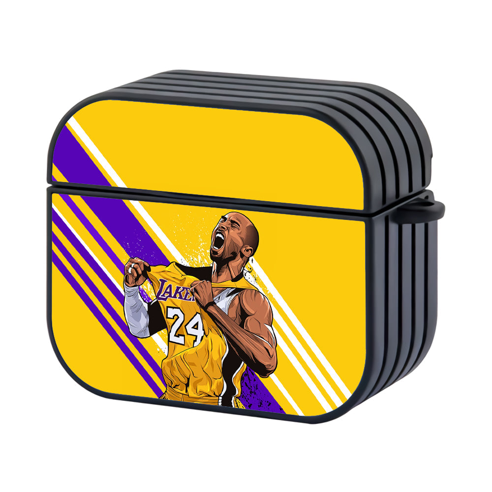 Kobe Bryant NBA Lakers Hard Plastic Case Cover For Apple Airpods 4 - Ezzystore
