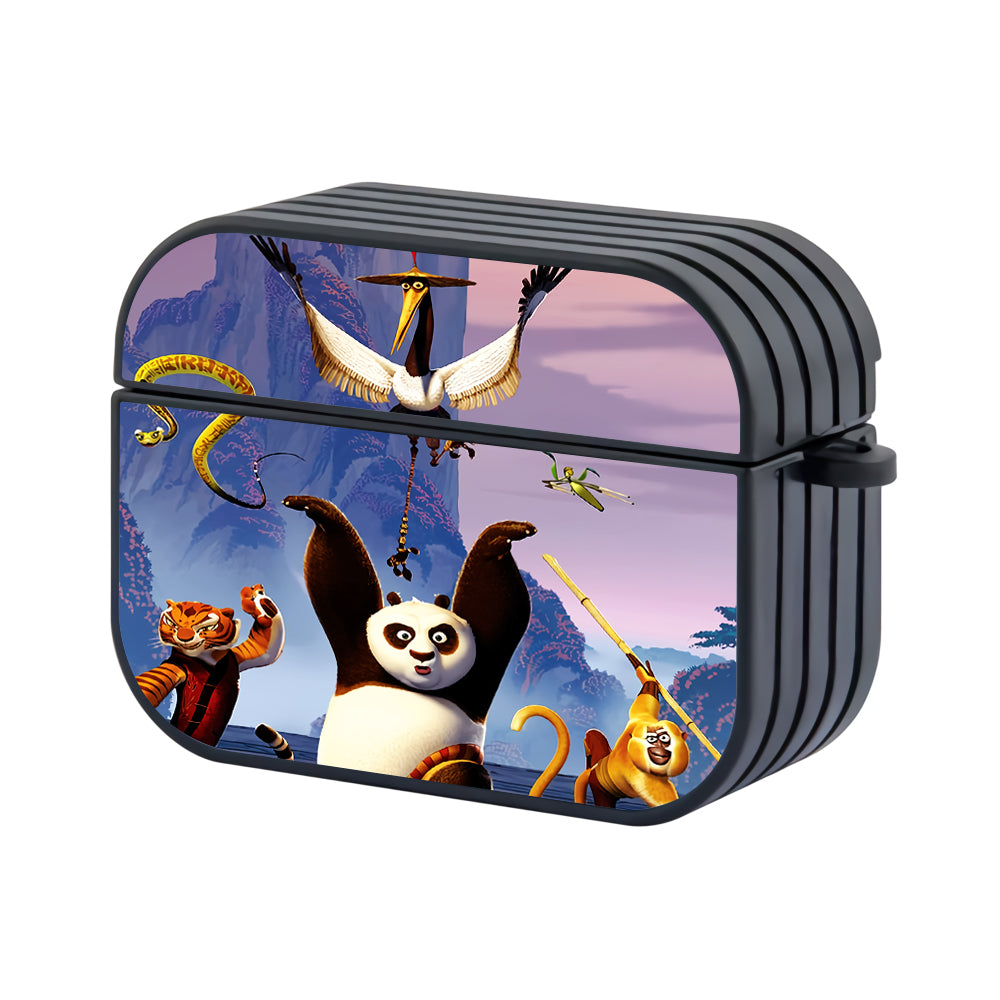 Kung Fu Panda Paws And Team Hard Plastic Case Cover For Apple Airpods Pro 3 - Ezzystore