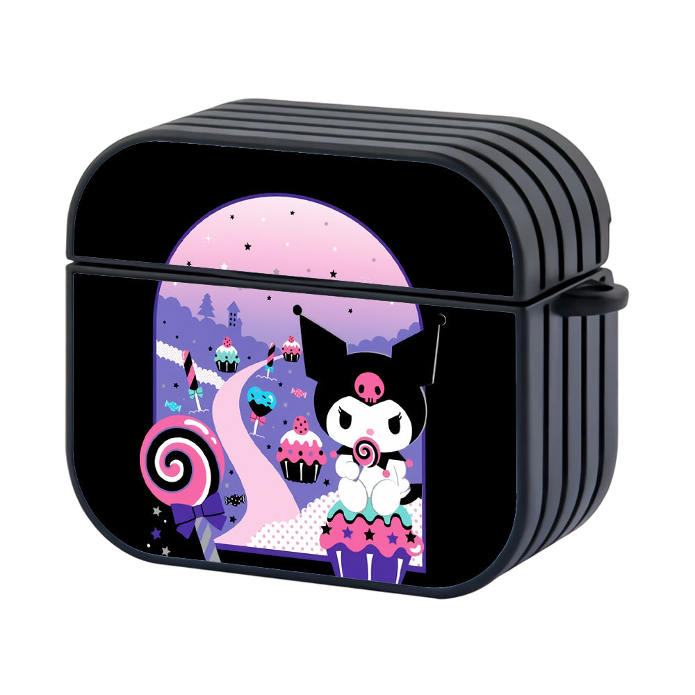 Kuromi Aesthetic Of Cake Hard Plastic Case Cover For Apple Airpods 4 - Ezzystore