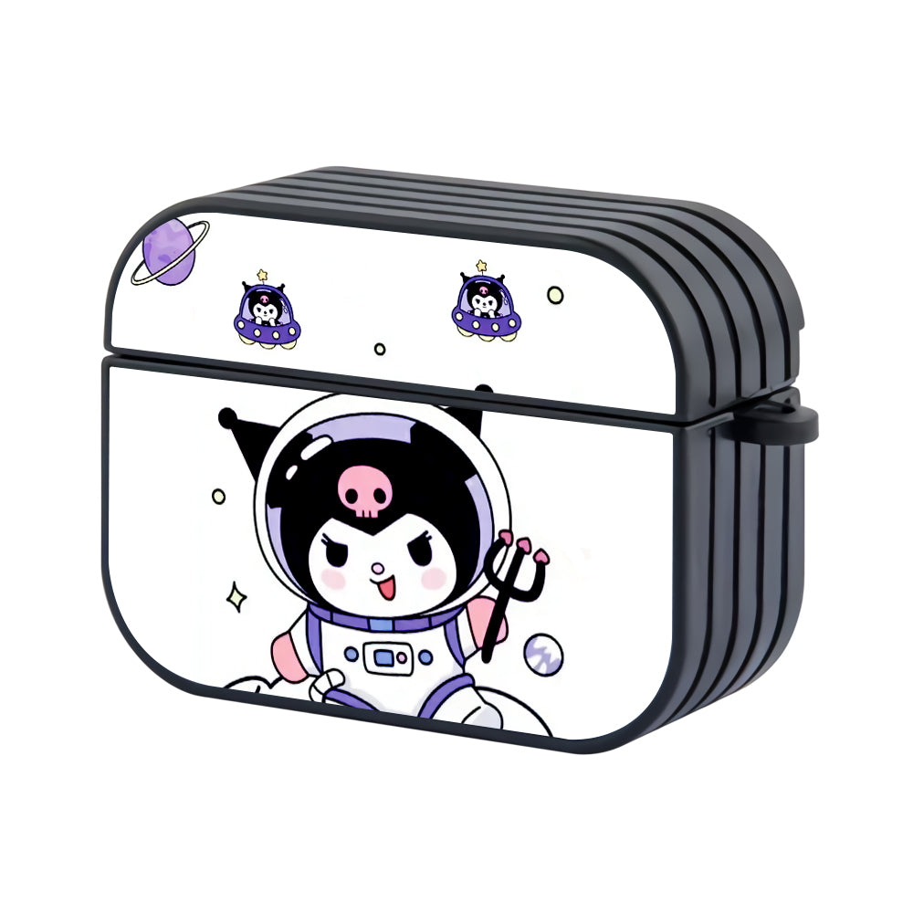 Kuromi Mode Of Astronaut Hard Plastic Case Cover For Apple Airpods Pro 3 - Ezzystore