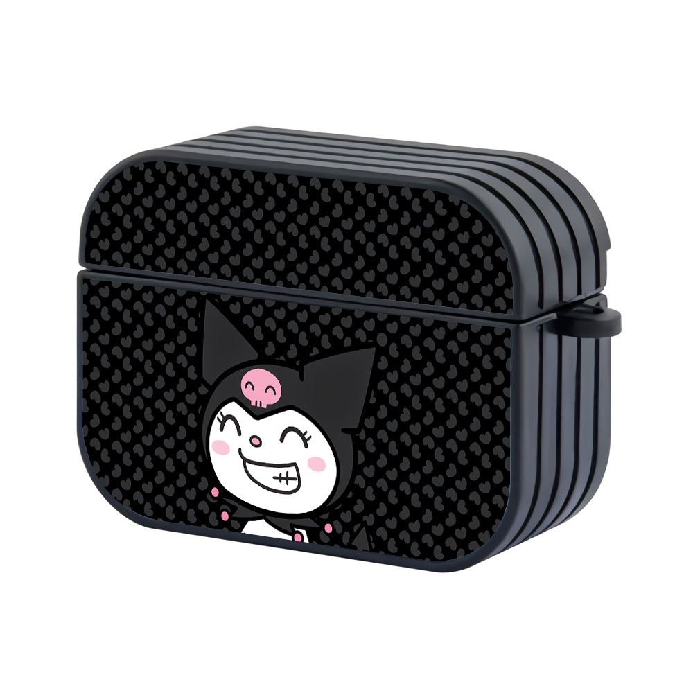 Kuromi Smile Love Pattern Hard Plastic Case Cover For Apple Airpods Pro 3 - Ezzystore